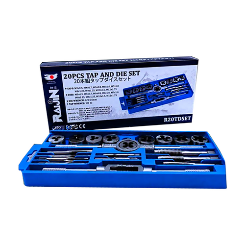 Raijin R20TDSET 20pcs Tap and Die Set