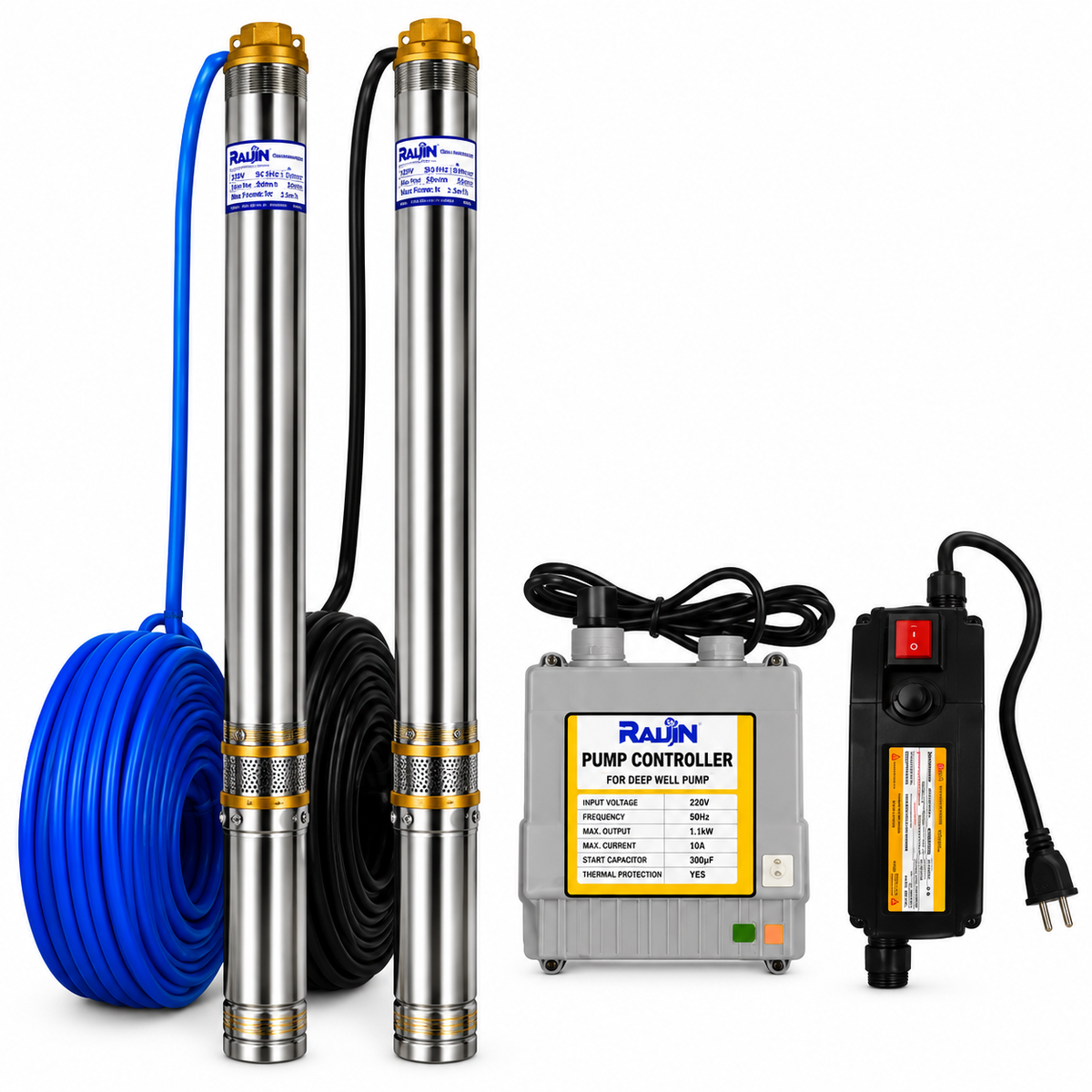 Raijin RDWSPUMP Submersible Deep Well Pump - ToolsSavvy.ph Main image
