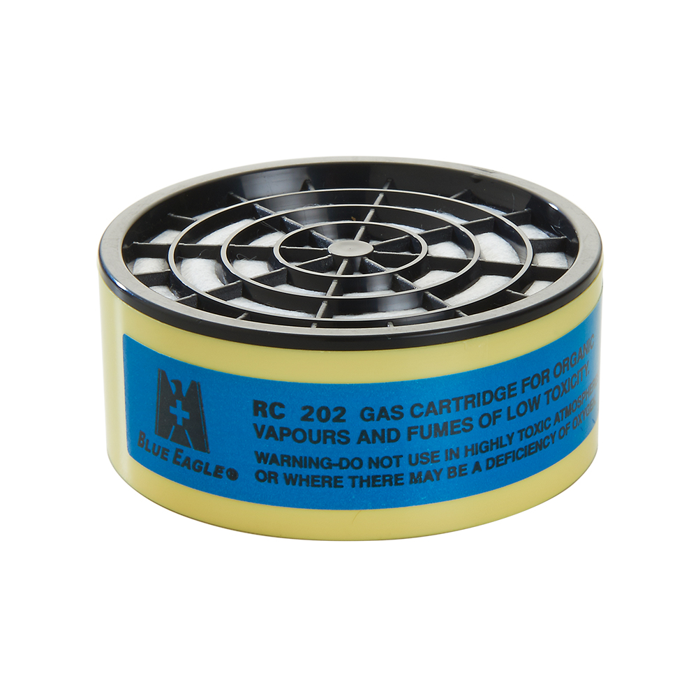 Blue Eagle RC202 Chemical Respirator Filter Cartridge (Fumes) [RC-202] | Blue Eagle by KHM Megatools Corp. Main image
