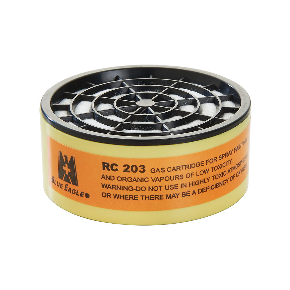 Blue Eagle RC203 Chemical Respirator Filter Cartridge (Paint) [RC-203] | Blue Eagle by KHM Megatools Corp. Main image
