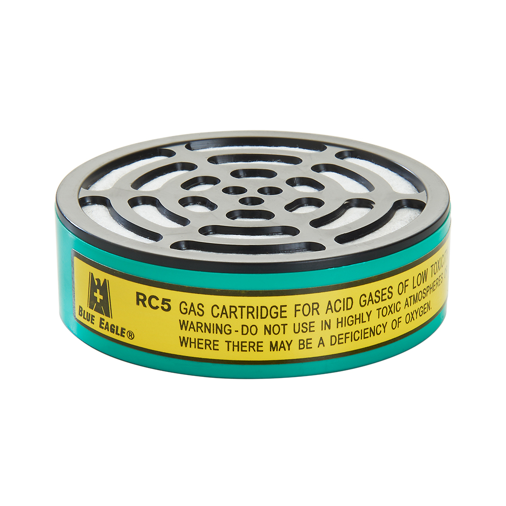 Blue Eagle RC5 Chemical Respirator Filter Cartridge (Acid) [RC-5] | Blue Eagle by KHM Megatools Corp.
