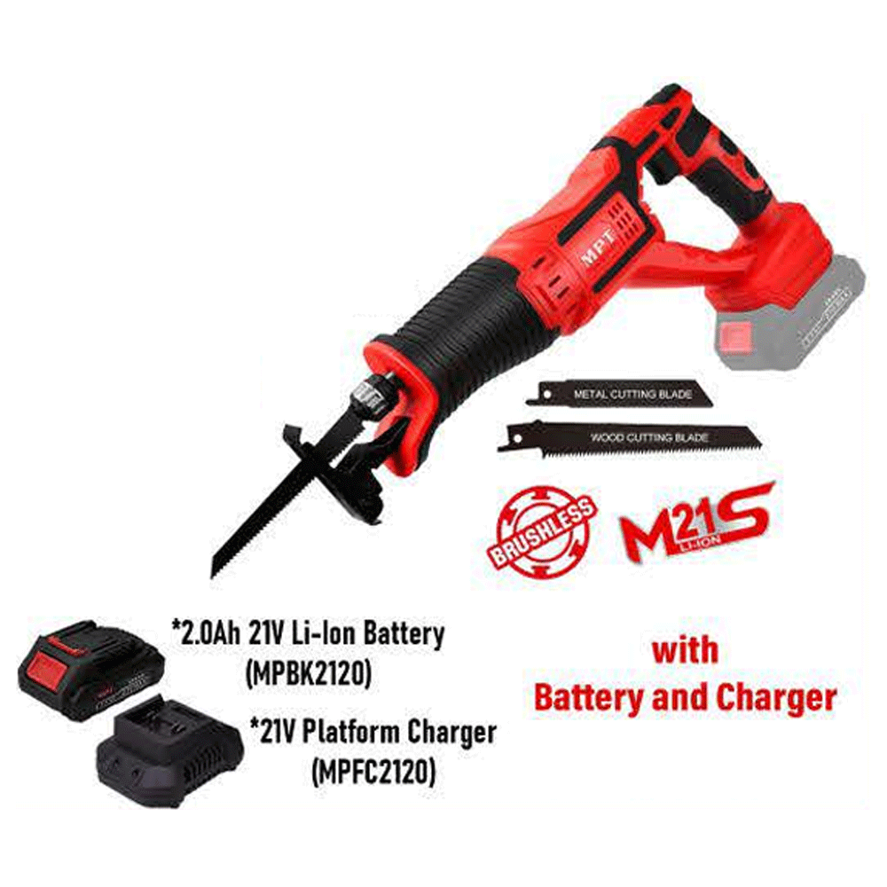 MPT MPRS2103 Brushless Cordless Reciprocating Saw | MPT by KHM Megatools Corp. Main image