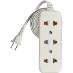 Royu REDEC103 Universal Outlet 3-Gang 10A (4 Meters) | Royu by KHM Megatools Corp.