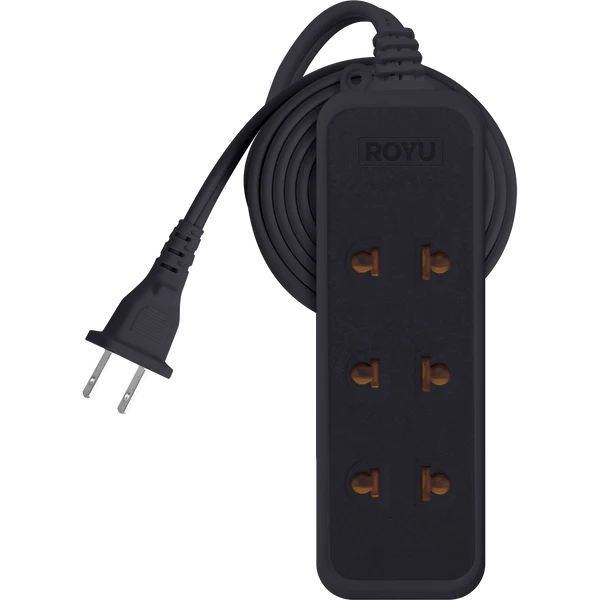 Royu REDEC114 ( 3+1 Gang ) Universal Outlet + 1 Pin Outlet Extension Cord | Royu by KHM Megatools Corp.