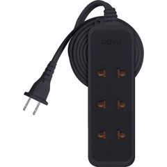 Royu REDEC114 ( 3+1 Gang ) Universal Outlet + 1 Pin Outlet Extension Cord | Royu by KHM Megatools Corp.