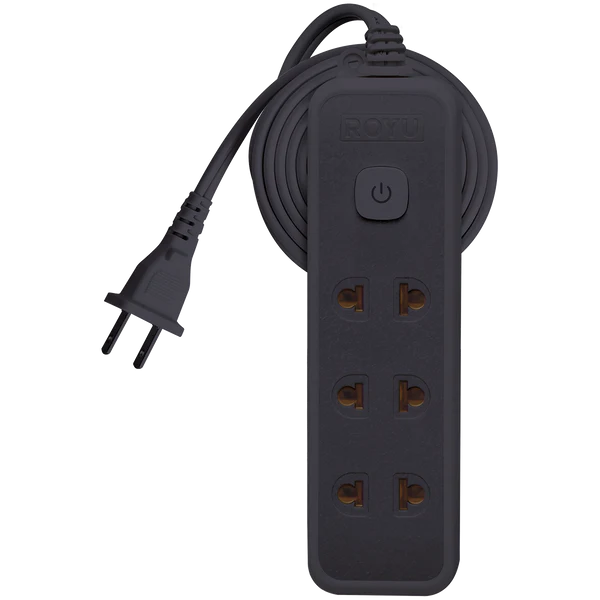 Royu REDEC134-9 ( 3+1 Gang ) Push Button Switch with Light Indicator (9 Meters) | Royu by KHM Megatools Corp. Main image