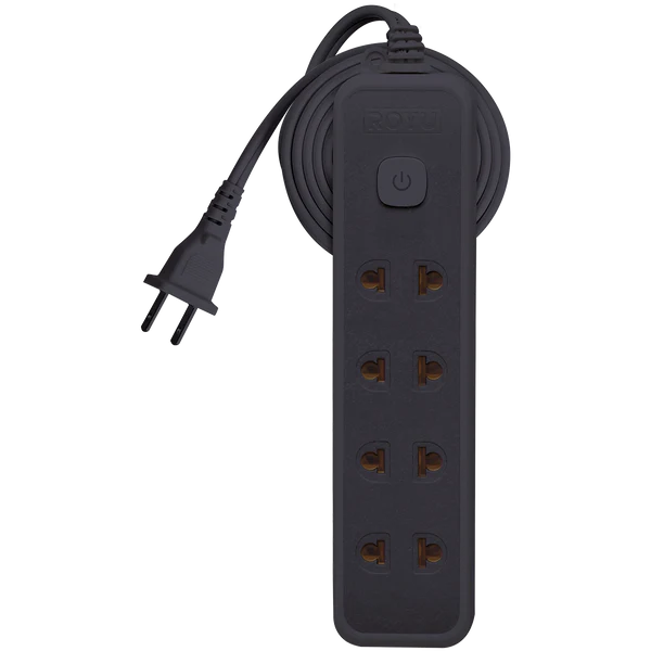 Royu REDEC135-9 ( 4+1 Gang ) Push Button Switch with Light Indicator (9 Meters) | Royu by KHM Megatools Corp.