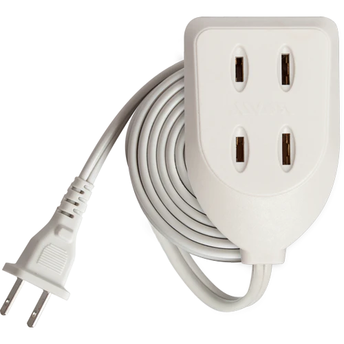 Royu REDEC213-6 3-Gang Flat Pin Outlet 6A (6 Meters) | Royu by KHM Megatools Corp. Main image