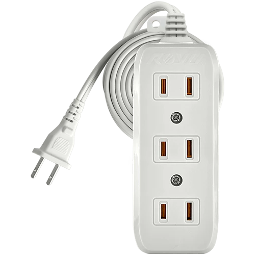 Royu REDEC303 Flat Pin Outlet 10A (4 Meters) | Royu by KHM Megatools Corp. Main image