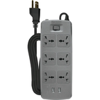 Royu REDEC626 (6-Gang) 1 Master Switch & 2 USB Ports | Royu by KHM Megatools Corp.