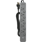 Royu REDEC725 (5-Gang) Individual Switches & 2 USB Ports | Royu by KHM Megatools Corp.
