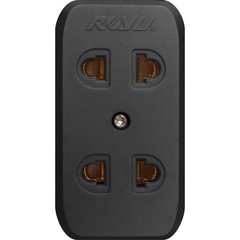 Royu REDOU102 ( 2-Gang ) Universal Outlet | Royu by KHM Megatools Corp.