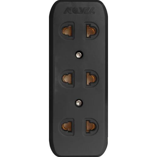 Royu REDOU103 ( 3-Gang ) Universal Outlet | Royu by KHM Megatools Corp. Main image