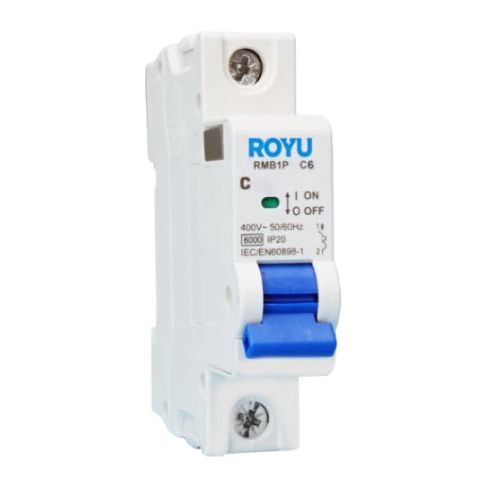 Royu 4.5kA (1P 1 Module)Miniature Circuit Breakers (DIN Rail Type) | Royu by KHM Megatools Corp.