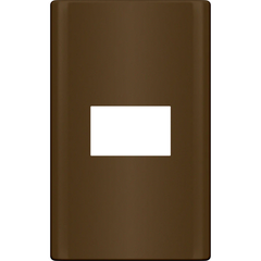 Royu RMP1/DW 1-Gang Plate (Plano) [Dark Wood] | Royu by KHM Megatools Corp.