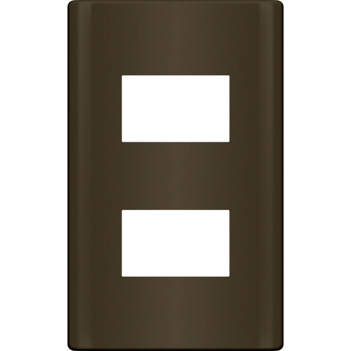 Royu RMP2/DG  2-Gang Plate (Plano) [Dark Gray] | Royu by KHM Megatools Corp. Main image