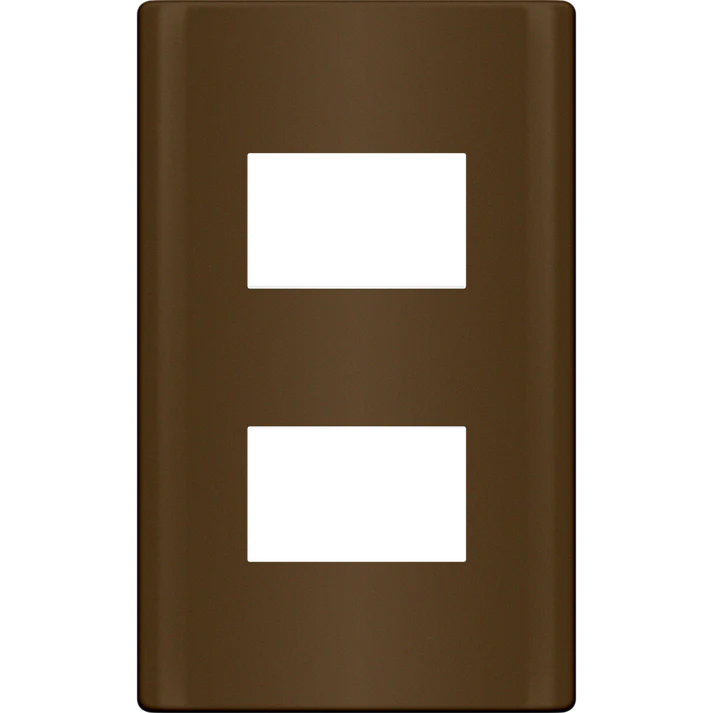Royu RMP2/DW 2-Gang Plate (Plano) [Dark Wood] | Royu by KHM Megatools Corp. Main image