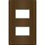 Royu RMP2/DW 2-Gang Plate (Plano) [Dark Wood] | Royu by KHM Megatools Corp.
