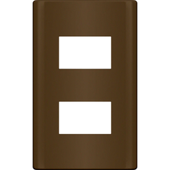 Royu RMP2/DW 2-Gang Plate (Plano) [Dark Wood] | Royu by KHM Megatools Corp.