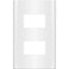 Royu RMP2 2-Gang Plate (Plano) [White] | Royu by KHM Megatools Corp.