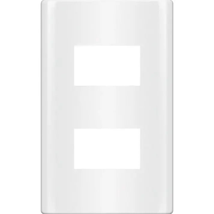 Royu RMP2 2-Gang Plate (Plano) [White] | Royu by KHM Megatools Corp. Main image
