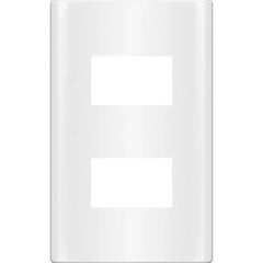 Royu RMP2 2-Gang Plate (Plano) [White] | Royu by KHM Megatools Corp.