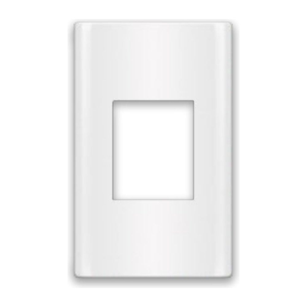 Royu RMP8 1-Gang Plate For RWO8 (Plano) [White] | Royu by KHM Megatools Corp. Main image