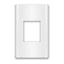 Royu RMP8 1-Gang Plate For RWO8 (Plano) [White] | Royu by KHM Megatools Corp.