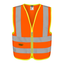 Ingco RV82XL Reflective Safety Vest XL (Orange) | Ingco by KHM Megatools Corp.