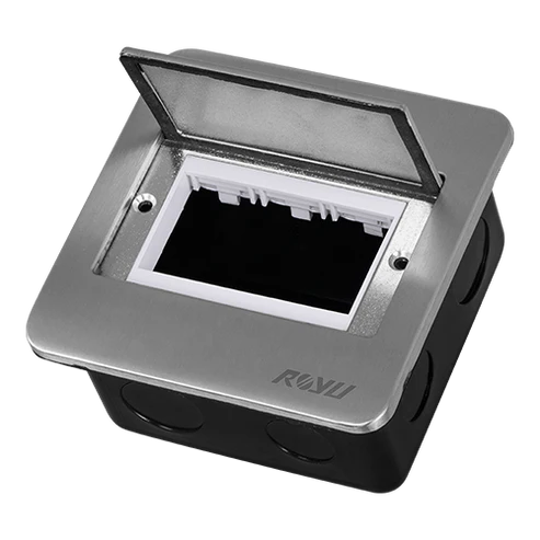 Royu RWF50 Square Floor Receptacle Window Opening, Fixture Only (Wide) | Royu by KHM Megatools Corp. Main image