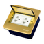 Royu RWF62 Square Floor Receptacle with Duplex Universal Outlet with Ground & Shutter (Wide) | Royu by KHM Megatools Corp.