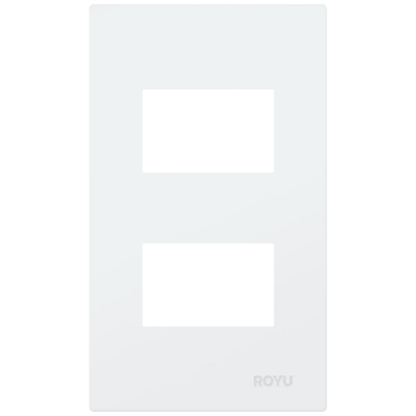 Royu RWP2 2-Gang Plate (Wide) | Royu by KHM Megatools Corp. Main image