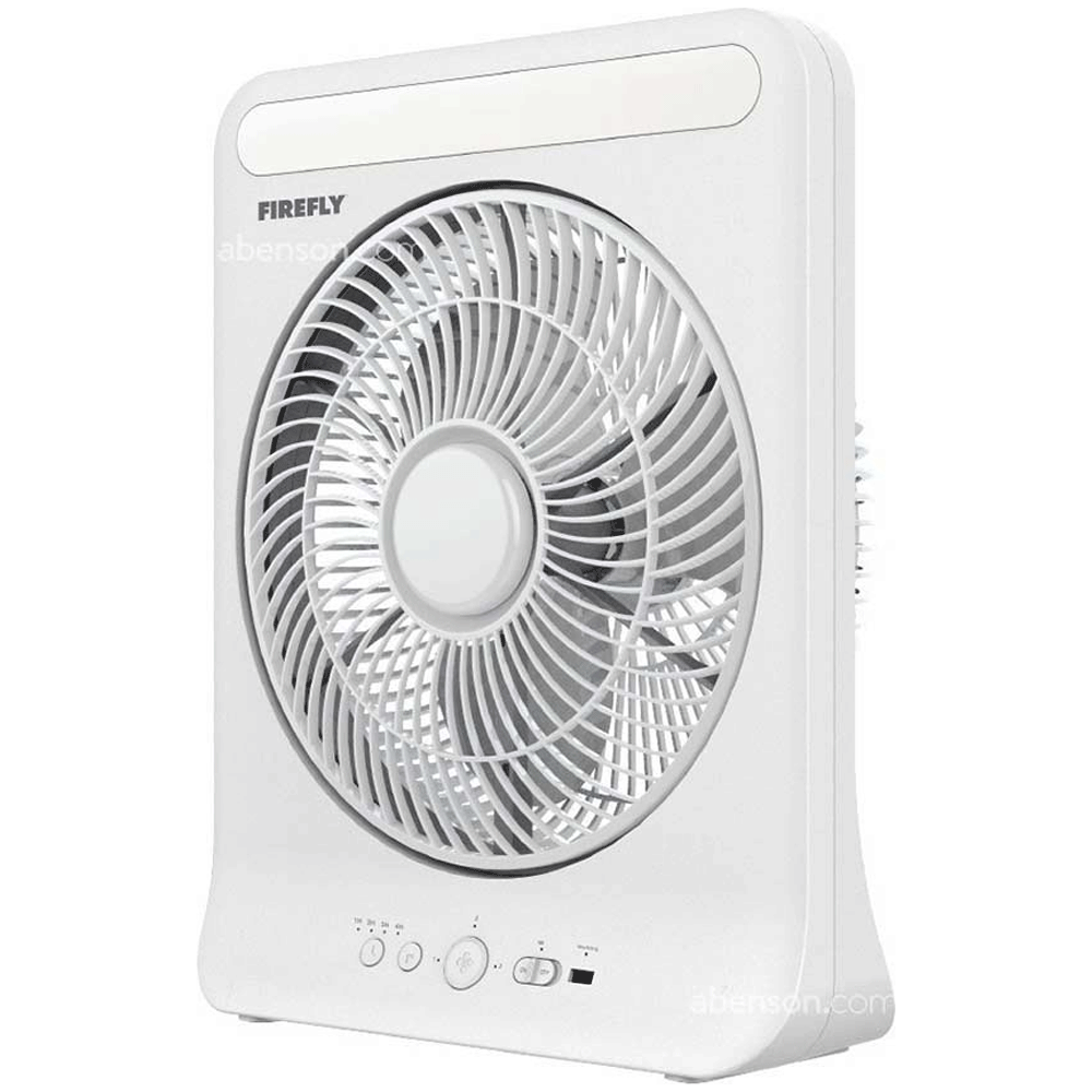 Firefly FEL653 Rechargeable 3-Speed Fan with Night Light