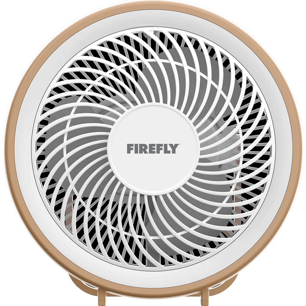 Firefly FEL669 Rechargeable Desk Fan with Ring Lamp