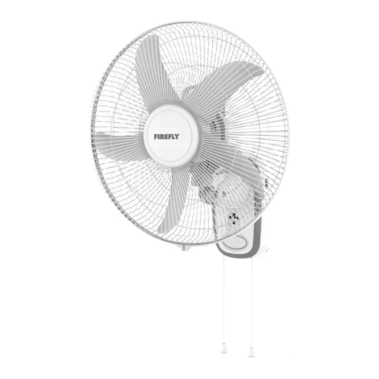 Firefly FEL652 14" Rechargeable Wall Fan with LED Night Light