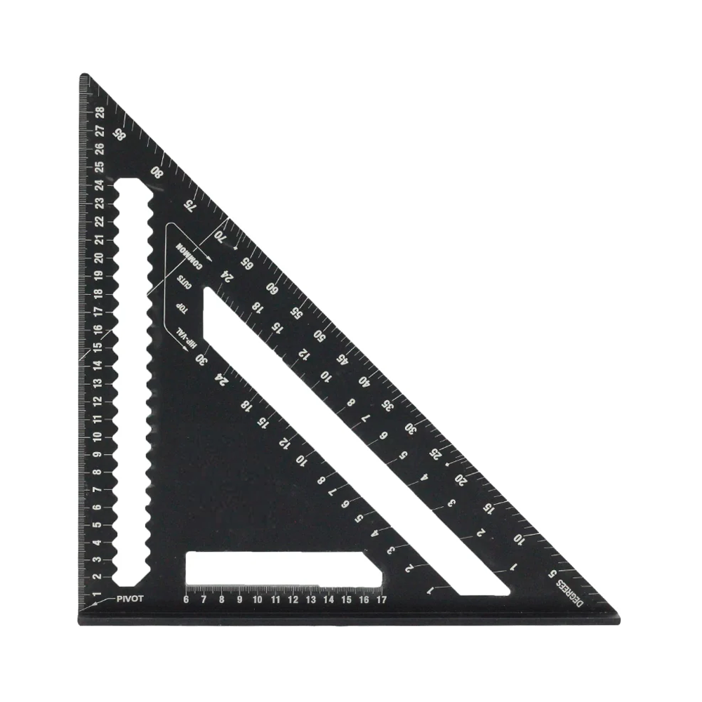Regicocraft Aluminum Triangle Square Rule (Rafter Square) - ToolsSavvy.ph