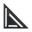Regicocraft Aluminum Triangle Square Rule (Rafter Square) - ToolsSavvy.ph