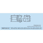 Royu REFC03-10 Ceiling Mounted Exhaust Fan 22W | Royu by KHM Megatools Corp.