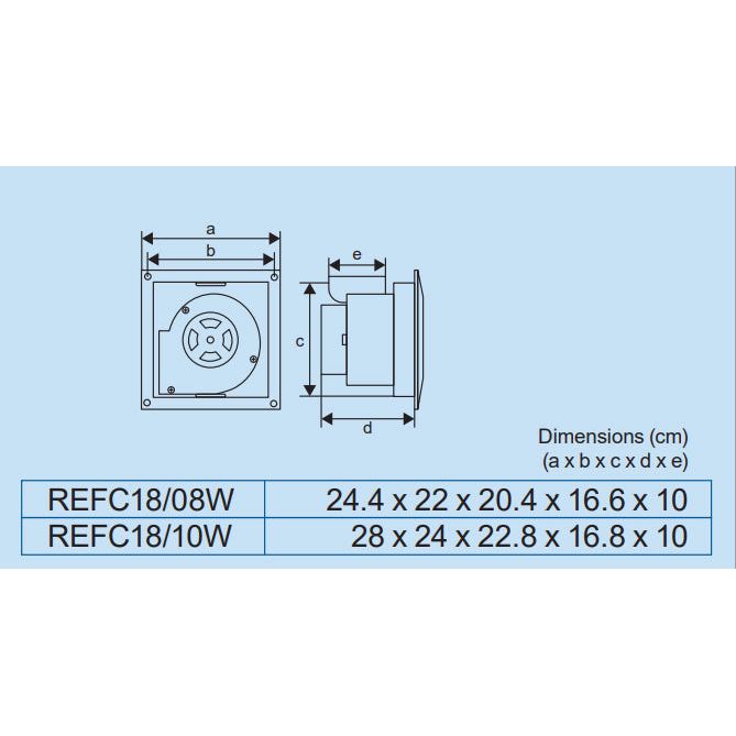 Royu REFC18 Ceiling Mounted Exhaust Fan Secondary image