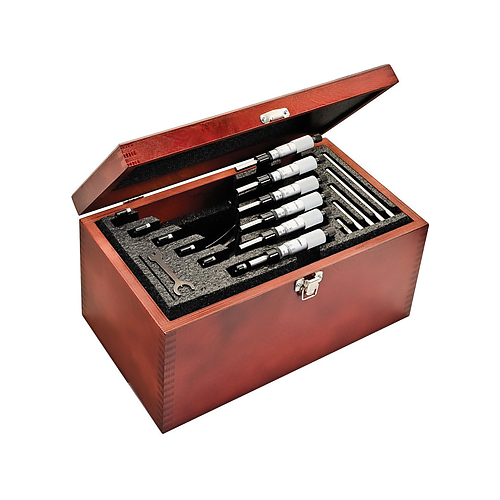Starrett S436.2MCXRLZ Outside Micrometer Set