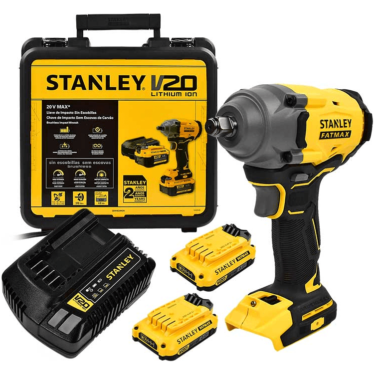 Stanley SBW920M2K 20V Cordless Impact Wrench 1/2" Drive - KHM Megatools Corp. Main image