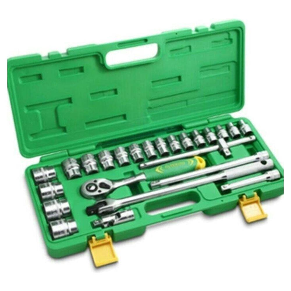 Tekiro SC-SE0615 1/2"DR. Hand Socket Set 12PT 24Pcs | Tekiro by KHM Megatools Corp. Main image