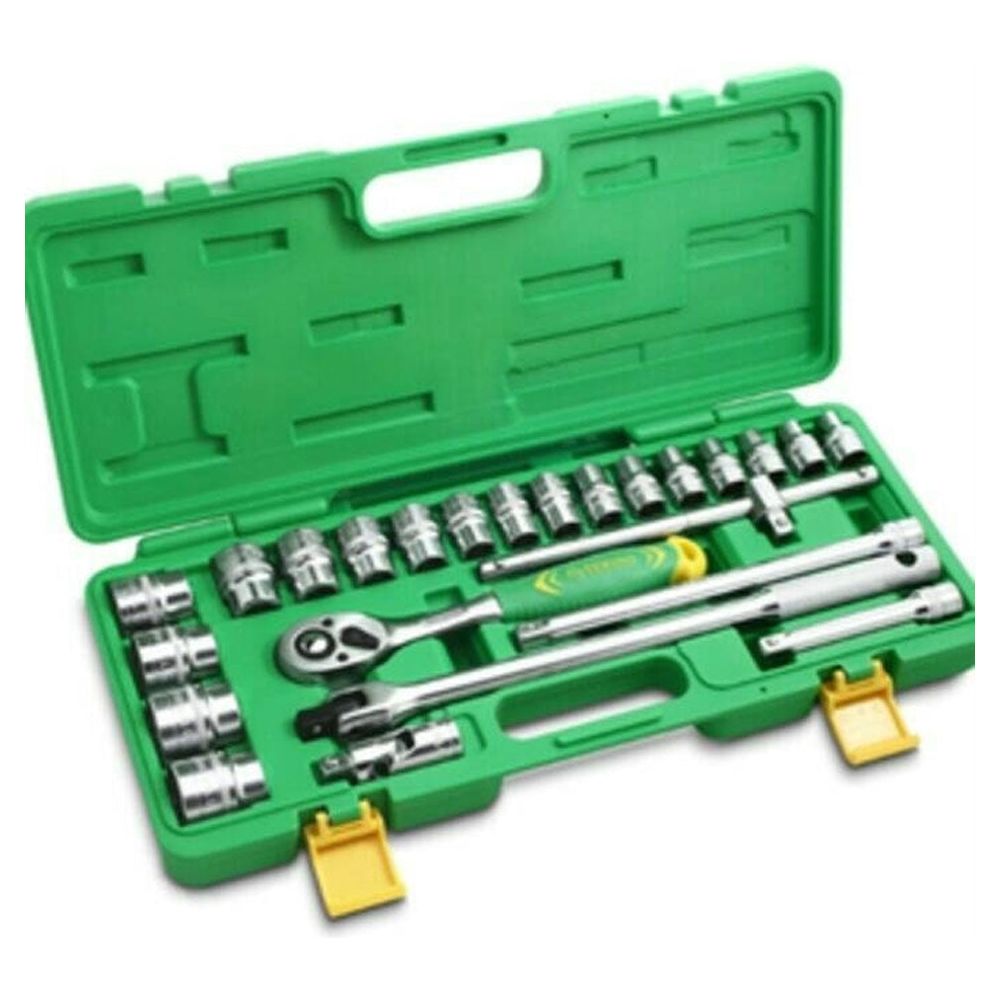 Tekiro SC-SE0615 1/2"DR. Hand Socket Set 12PT 24Pcs