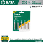 Sata SC02027 5Pc. Lead-Free Soldering Iron Tip 2C, U-Shaped - view 3