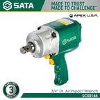 Sata SC02144 3/4" Dr. Air Impact Wrench