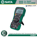 Sata SC03017 Digital Multimeter with Temperature Test