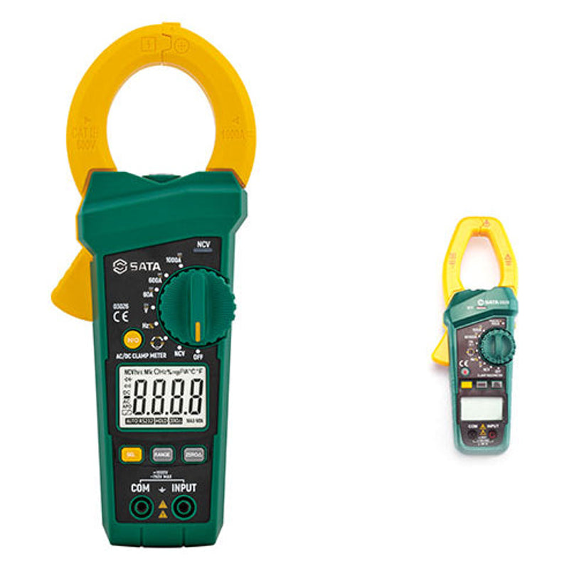 Sata SC03026 Wide Jaw AC/DC Clamp Meter - view 3