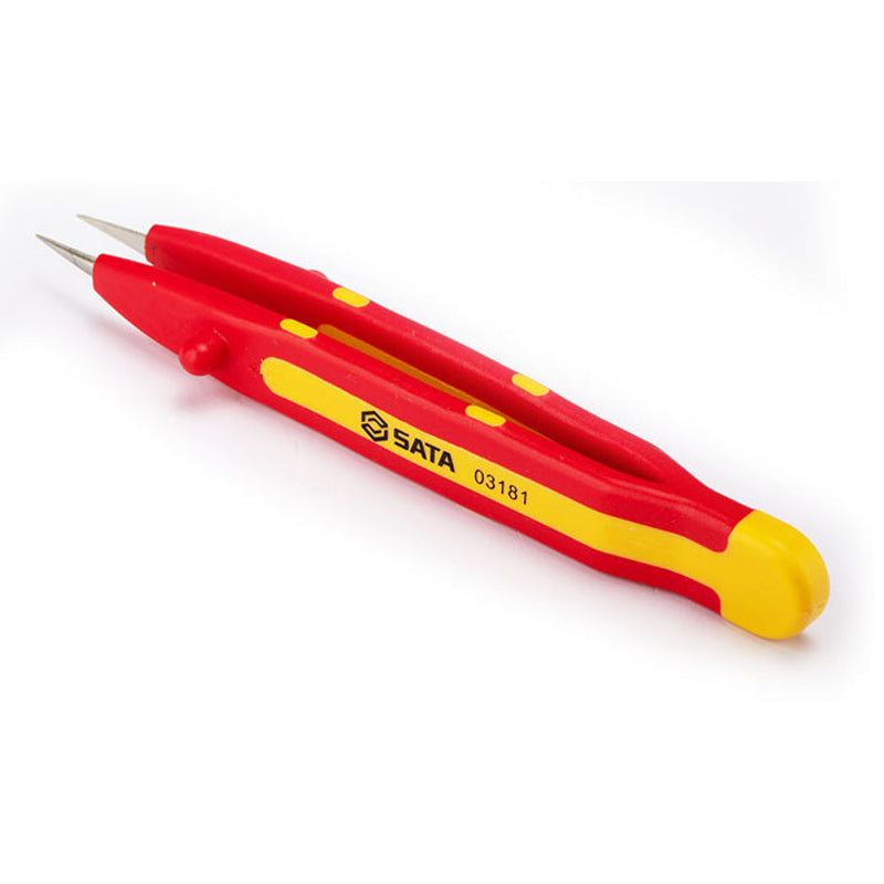 Sata SC03181 VDE Fine Pointed Tips Tweezers 134mm Secondary image