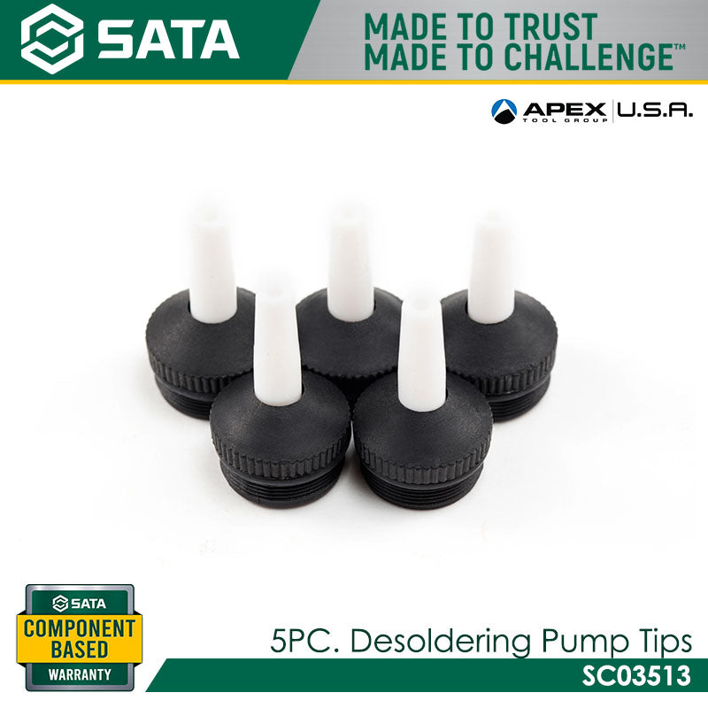 Sata SC03513 5Pc. Desoldering Pump Tips