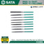 Sata SC03802 10Pc. Assorted Needle File Set 4x160mm